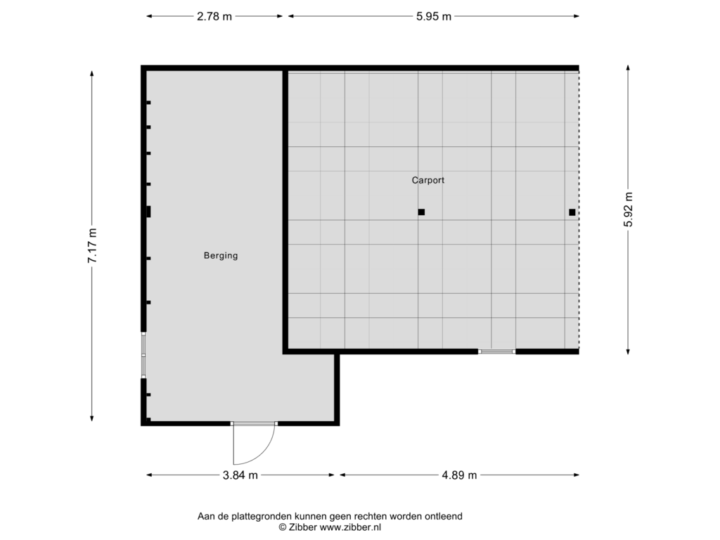 View floorplan of Berging of Heer Janszdorp 15