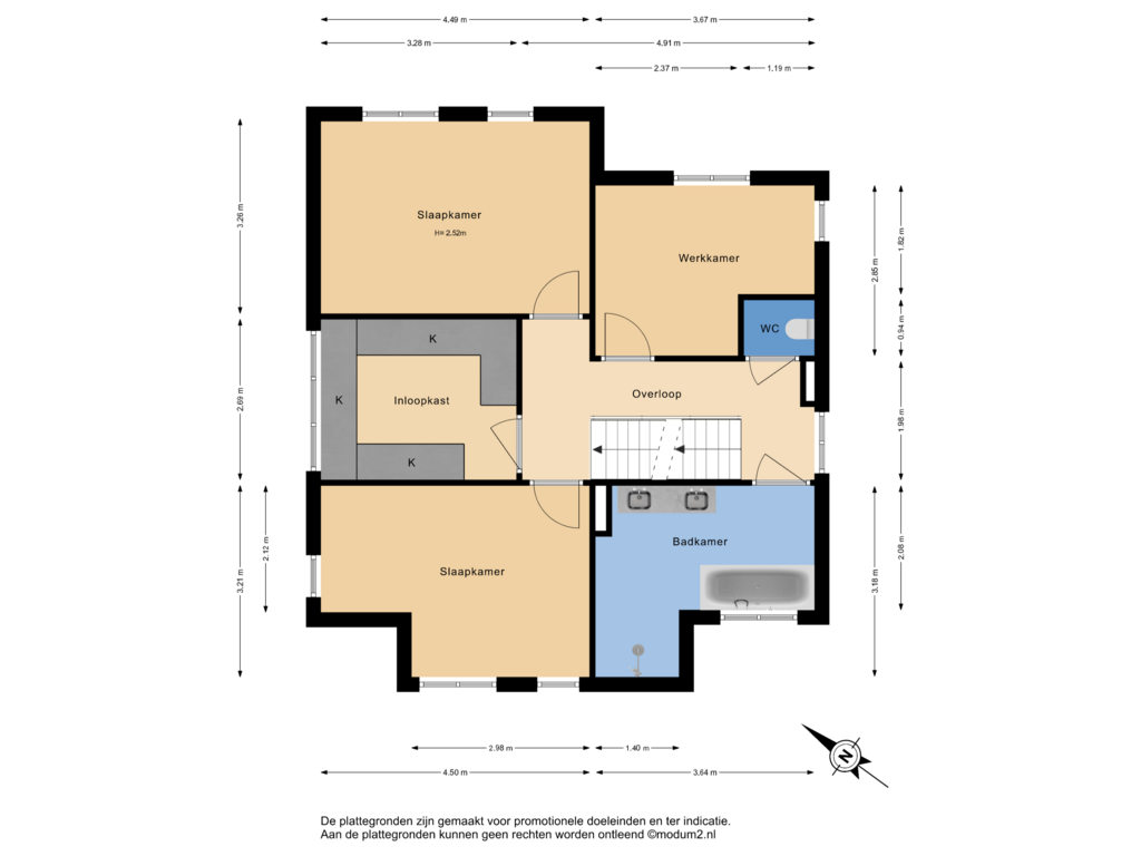 Bekijk plattegrond van 1e Verdieping van Wingerd 236