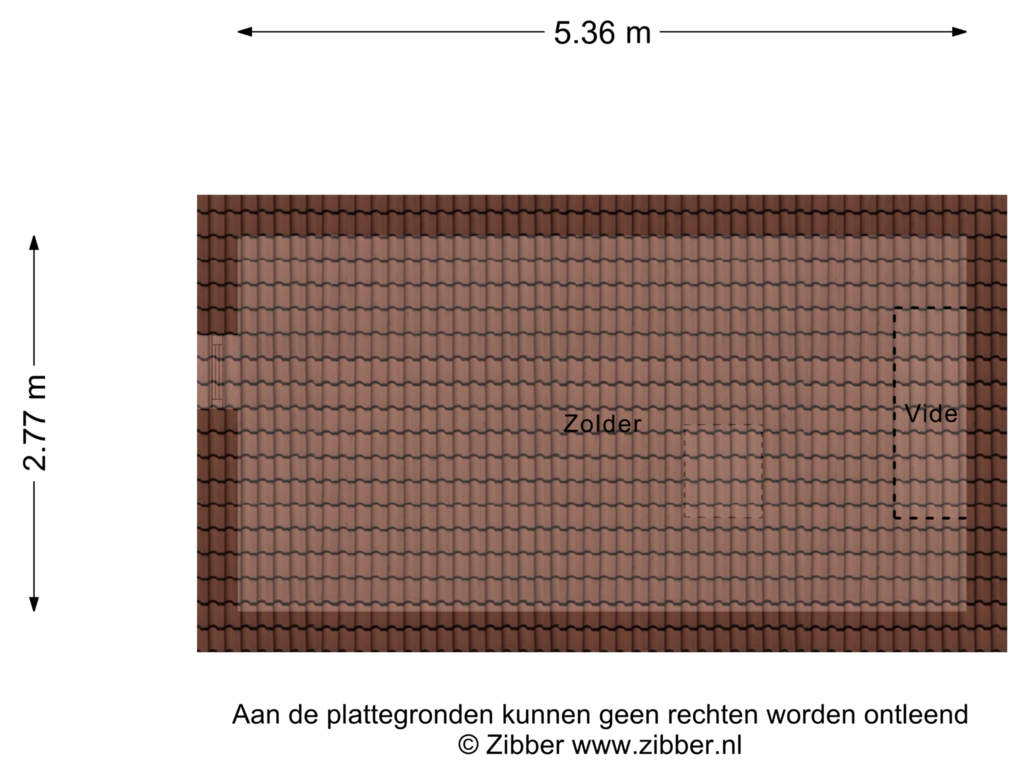 Bekijk plattegrond van Zolder van Kiezel 15