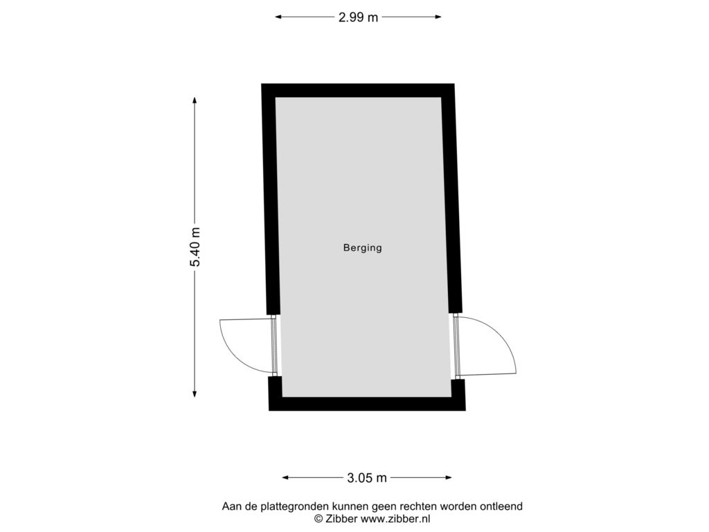 Bekijk plattegrond van Berging van Kiezel 15