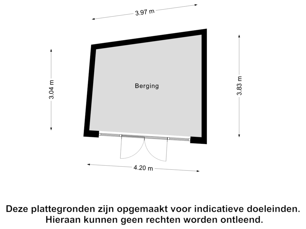 Bekijk plattegrond van Berging van Kennemersingel 26