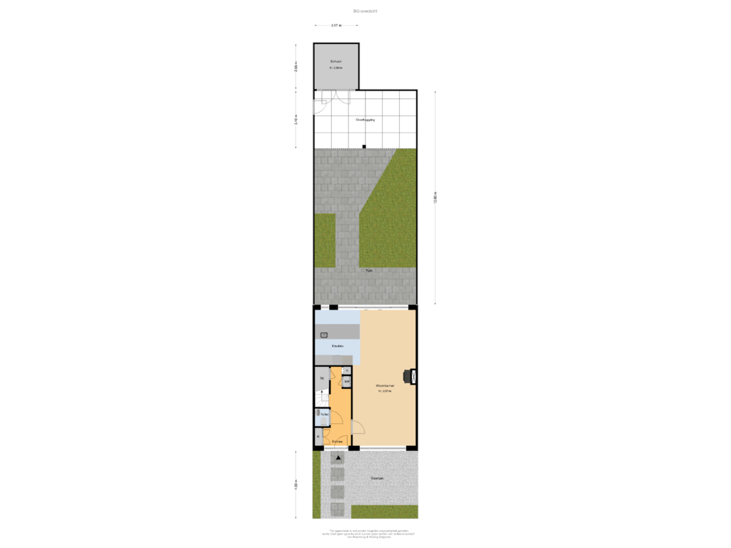 Bekijk plattegrond van BG overzicht van Arthur van Schendellaan 24