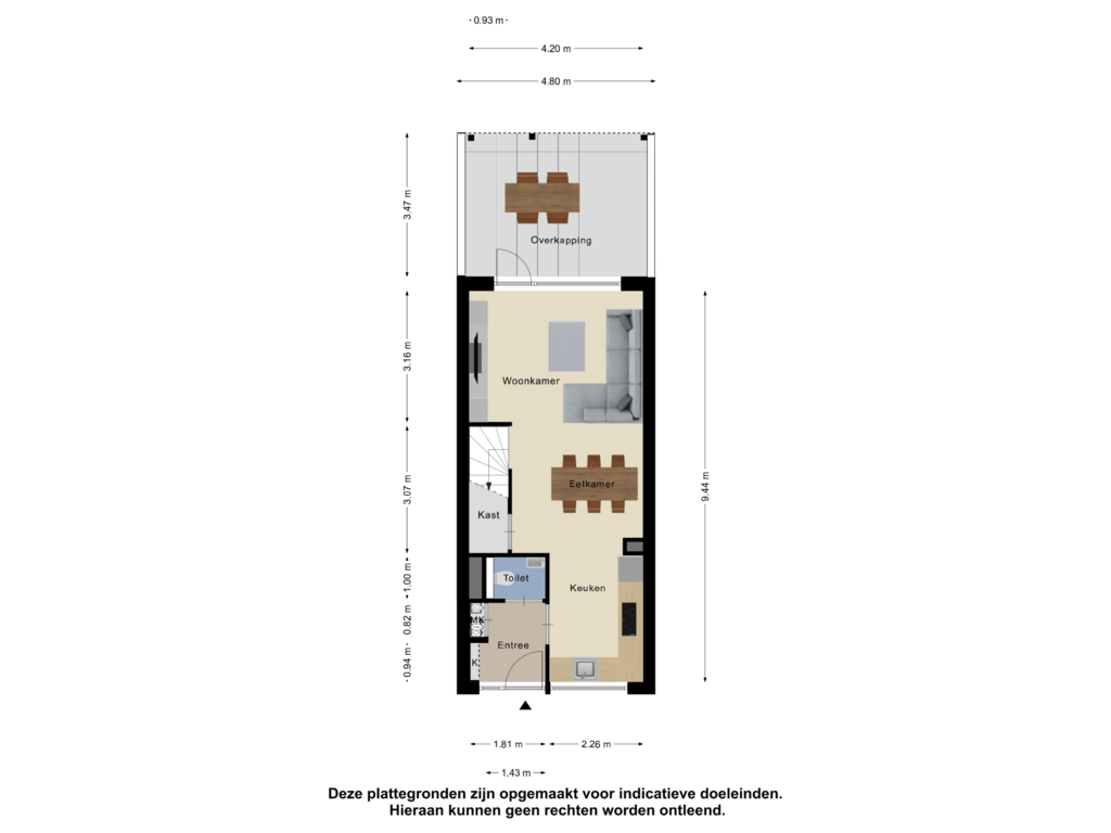 Bekijk plattegrond van Begane grond van Magnolia 9