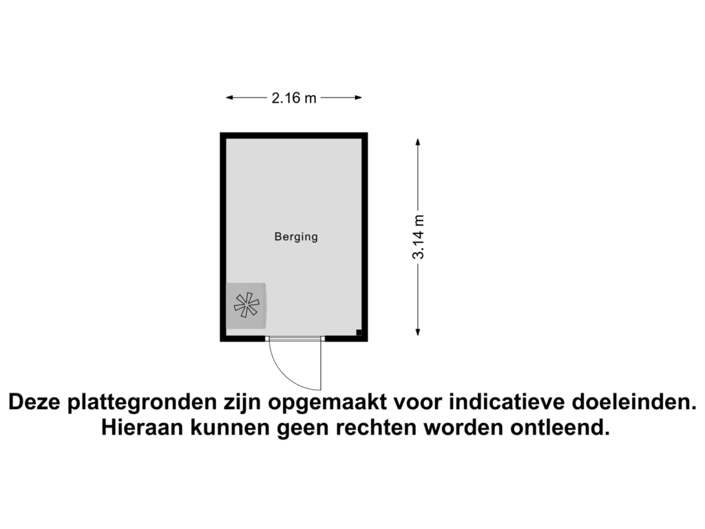 Bekijk plattegrond van Berging van Magnolia 9