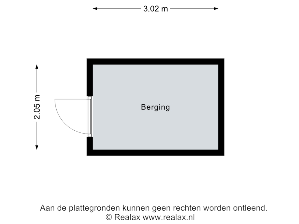 Bekijk plattegrond van Berging van Patrijsstraat 8