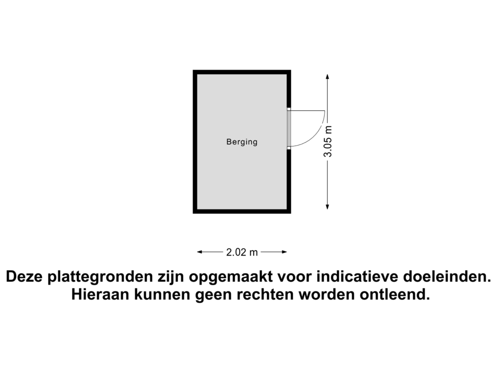 Bekijk plattegrond van Berging van Rijnlaan 53