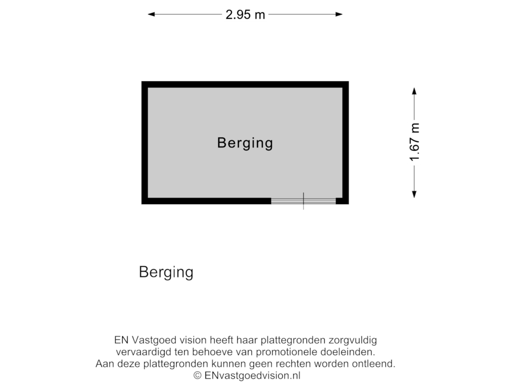 Bekijk plattegrond van Berging van Voorsteven 53