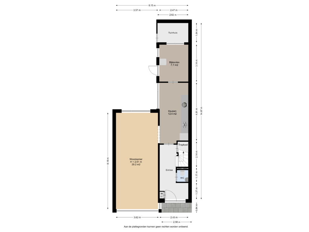 Bekijk plattegrond van Begane Grond van Meliere 83