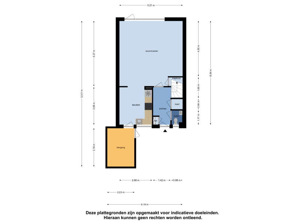 View floorplan of Begane Grond of Neptunuslaan 58