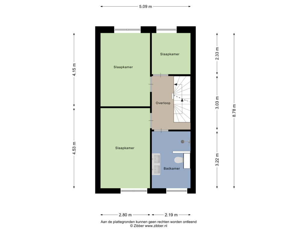 Bekijk plattegrond van Eerste Verdieping van Laan van Bovenduist 89