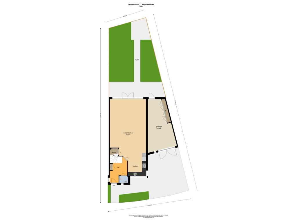 Bekijk plattegrond van TUIN van Jan Wilsstraat 3