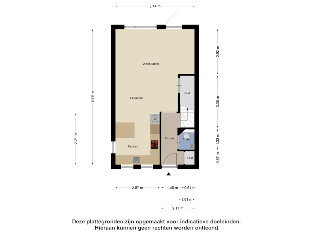 Bekijk plattegrond van Begane Grond van Poproute 47