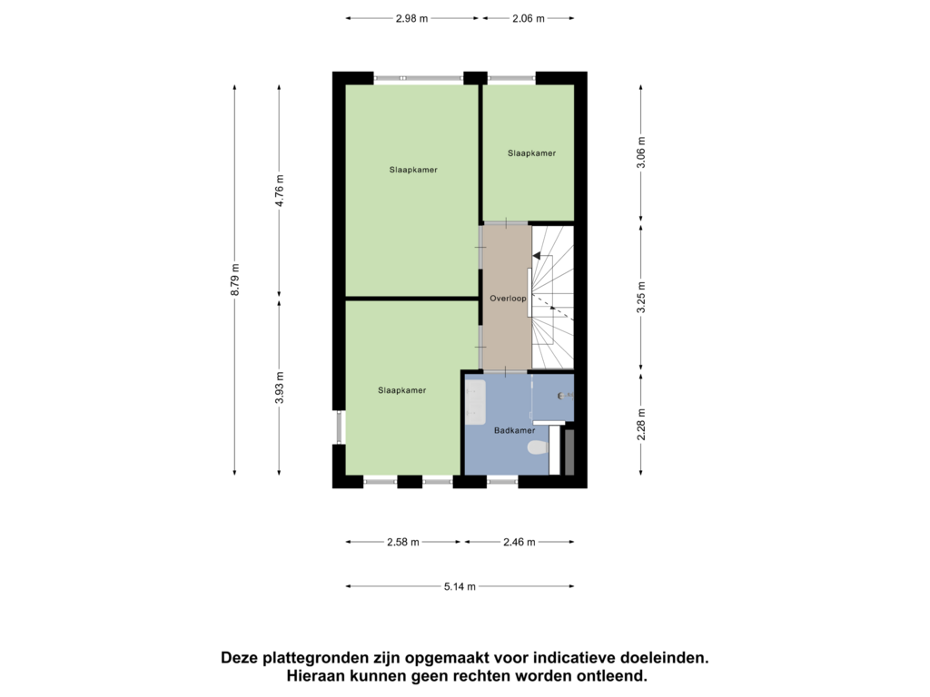 Bekijk plattegrond van Eerste Verdieping van Poproute 47