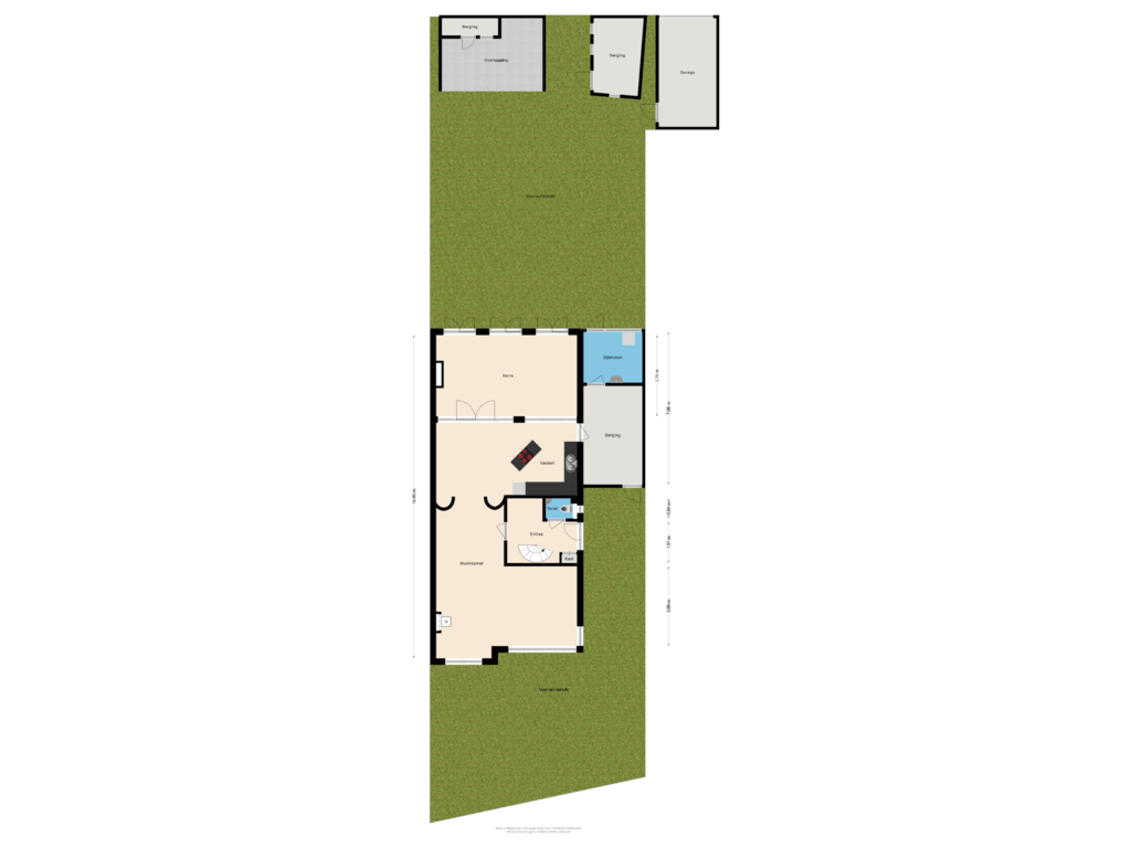 Bekijk plattegrond van Situatie van Startingerweg 13