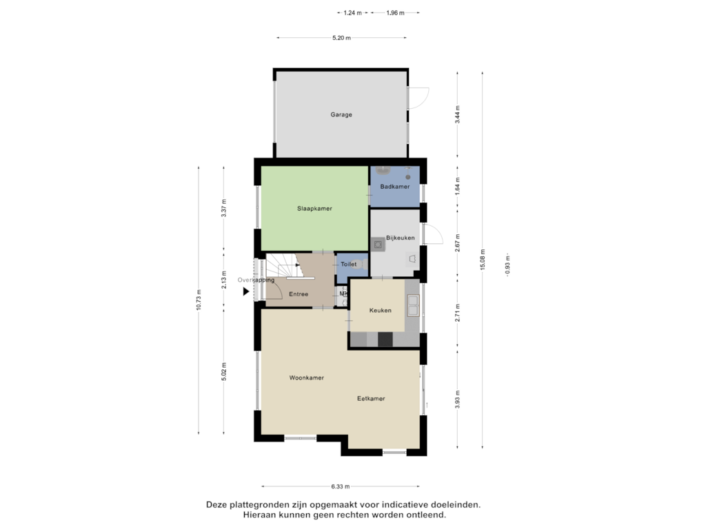 Bekijk plattegrond van Begane Grond van Michaelsdreef 23