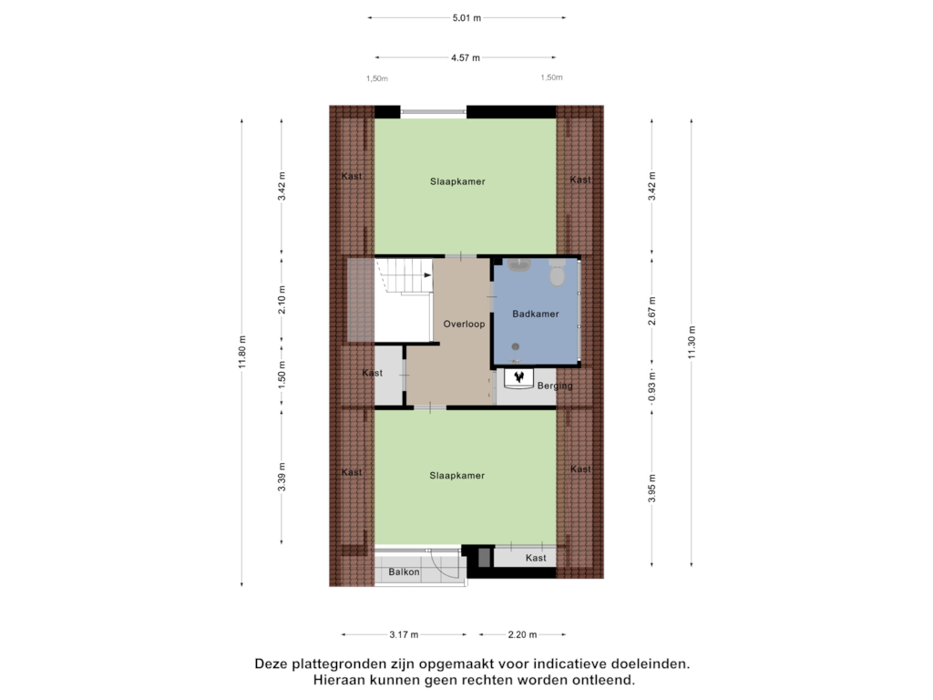 Bekijk plattegrond van Eerste Verdieping van Michaelsdreef 23