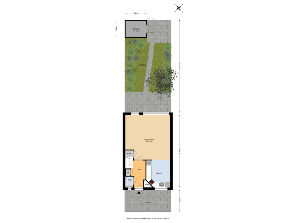 Bekijk plattegrond van Situatie van Verdilaan 104