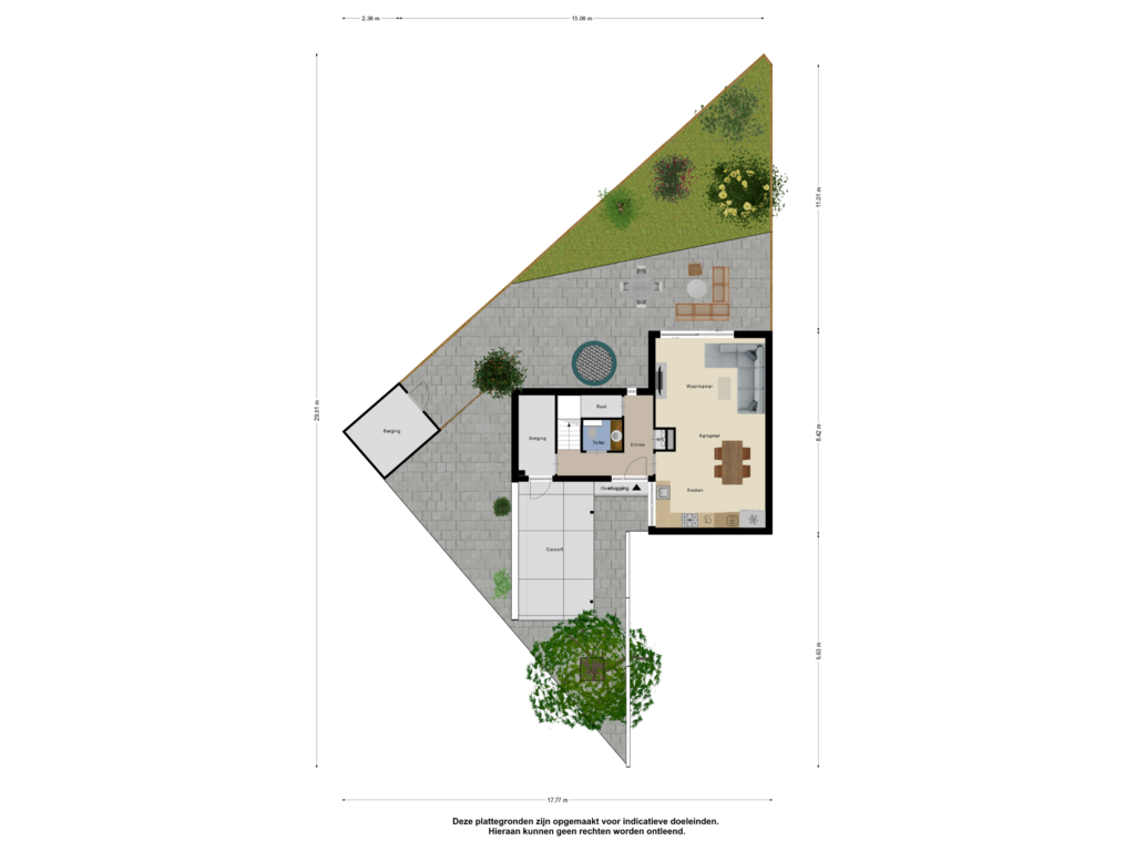 View floorplan of Begane Grond_Tuin of Gemini 201