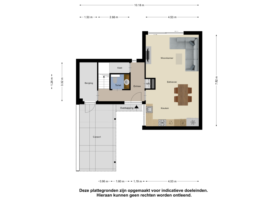 View floorplan of Begane Grond of Gemini 201