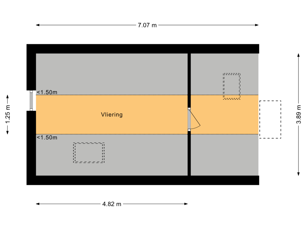 View floorplan of Vliering of Graszode 2