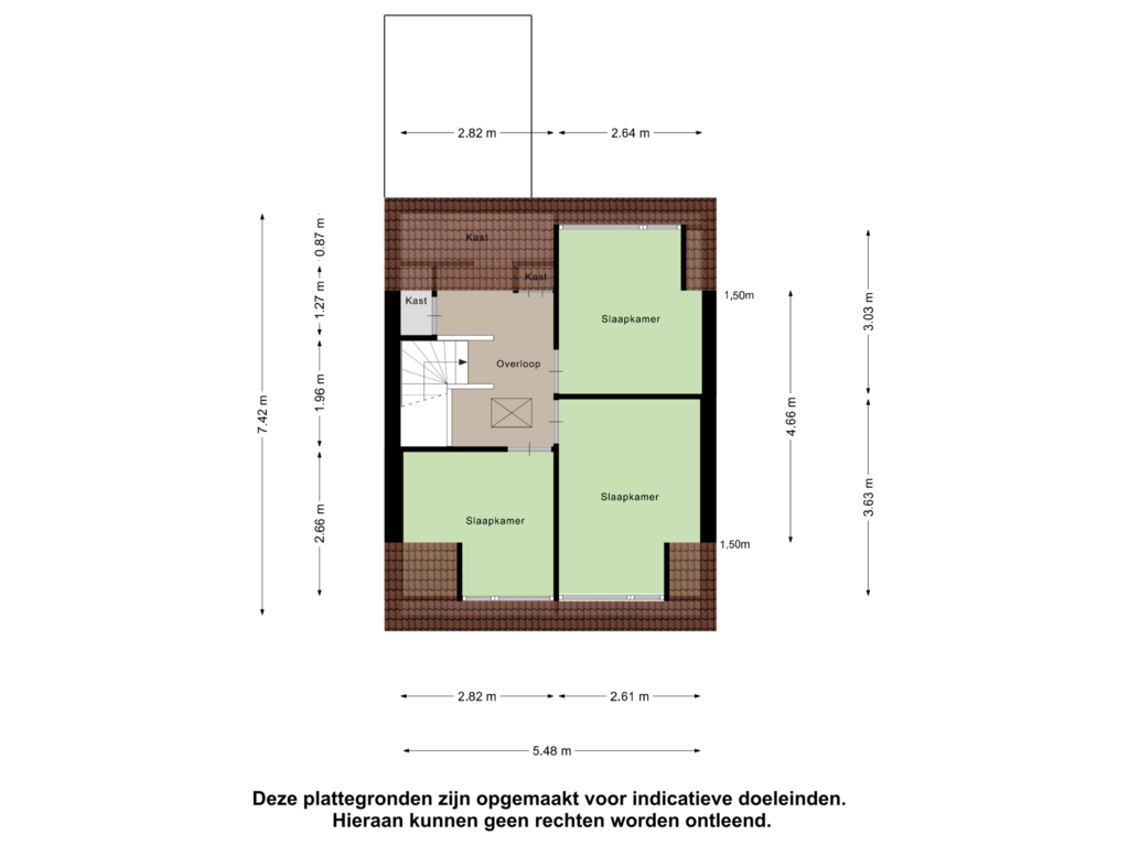 Bekijk plattegrond van Eerste Verdieping van Clara's pad 57