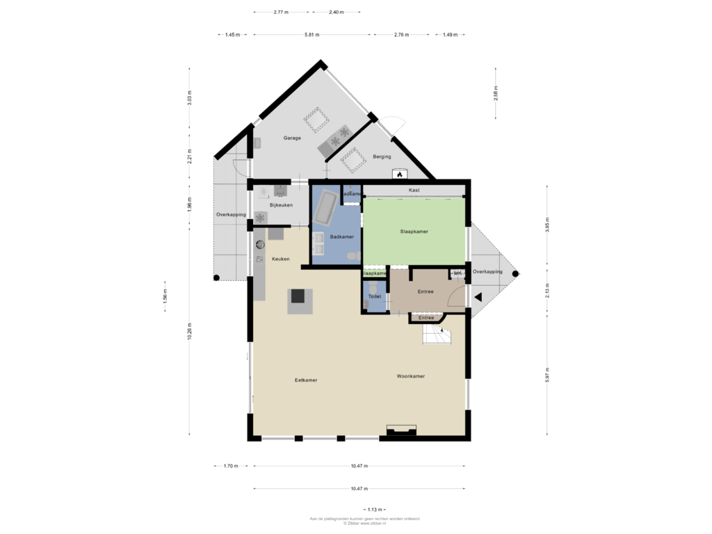 View floorplan of Begane grond of Rietven 4