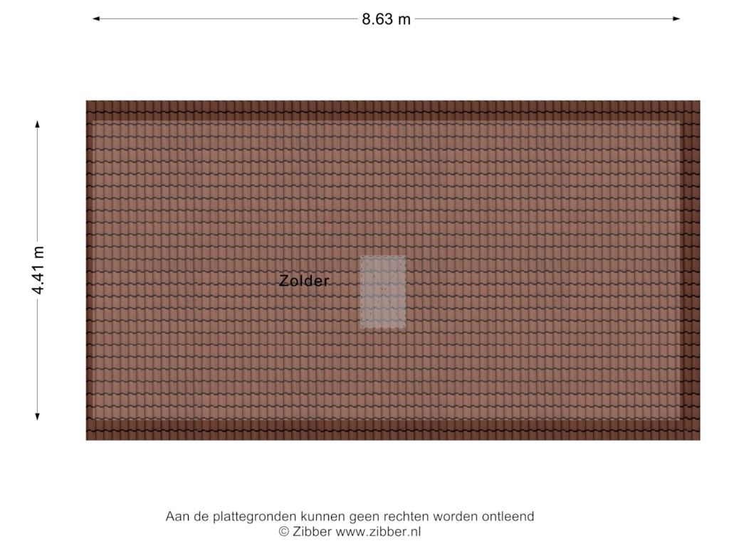 View floorplan of Zolder of Rietven 4