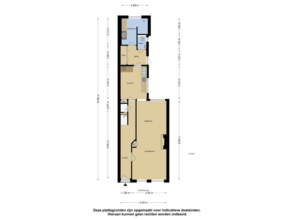 View floorplan of Begane Grond of Schaepmanstraat 5