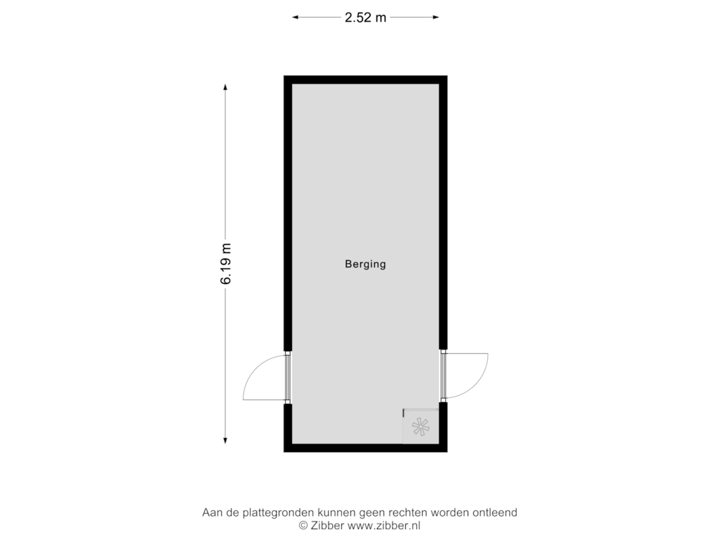 Bekijk plattegrond van Berging van Bergschot 384