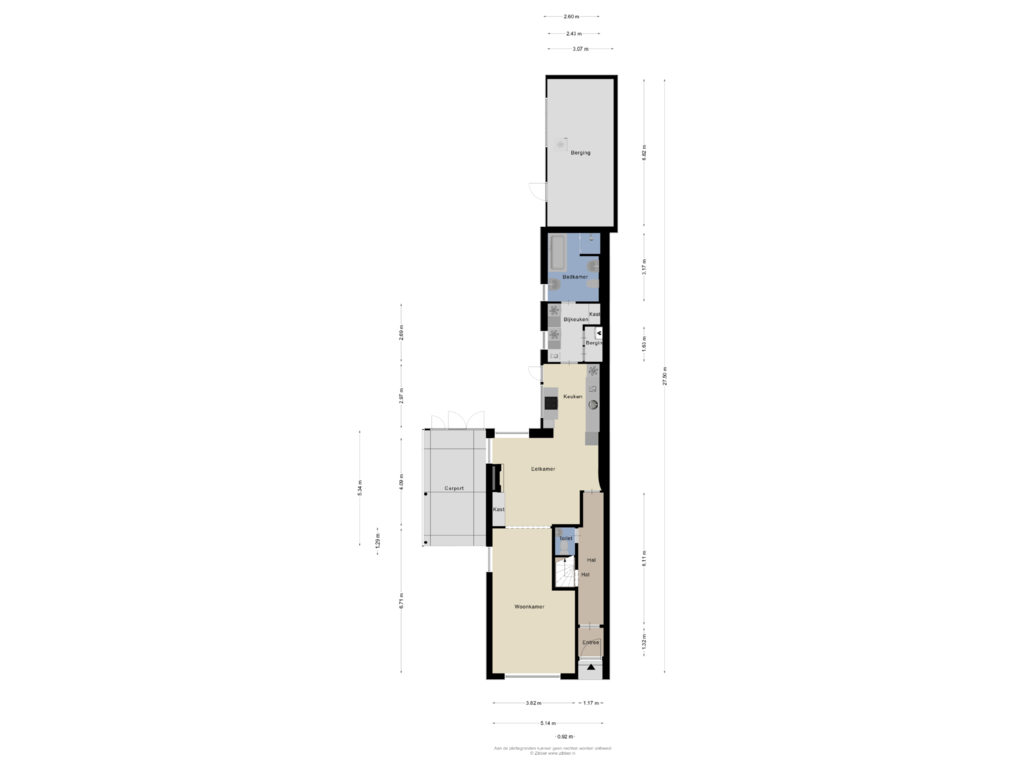 Bekijk plattegrond van Begane grond van Janninksweg 132