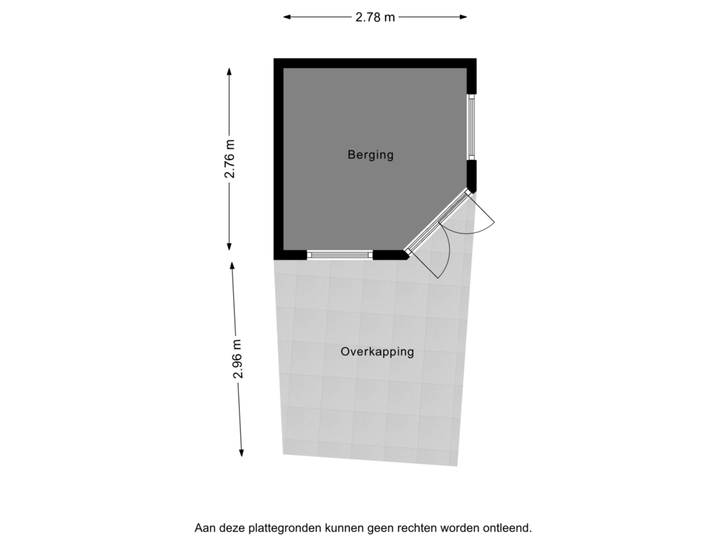 View floorplan of Berging of Duinenweg 5-2