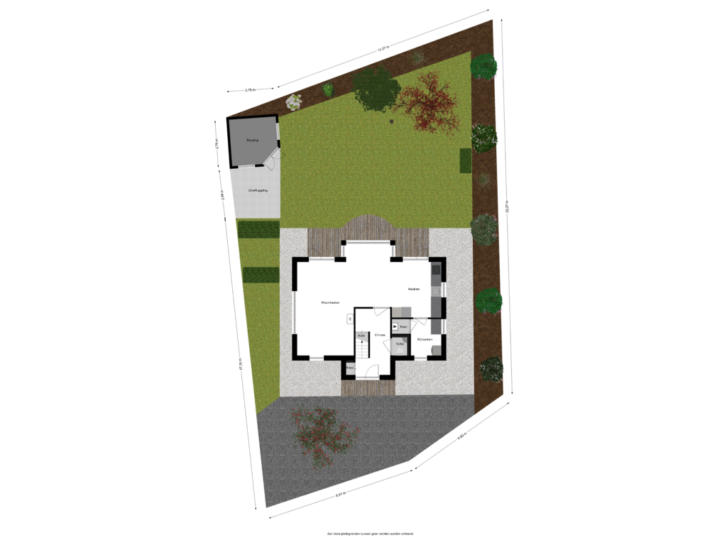 View floorplan of Situatie of Duinenweg 5-2