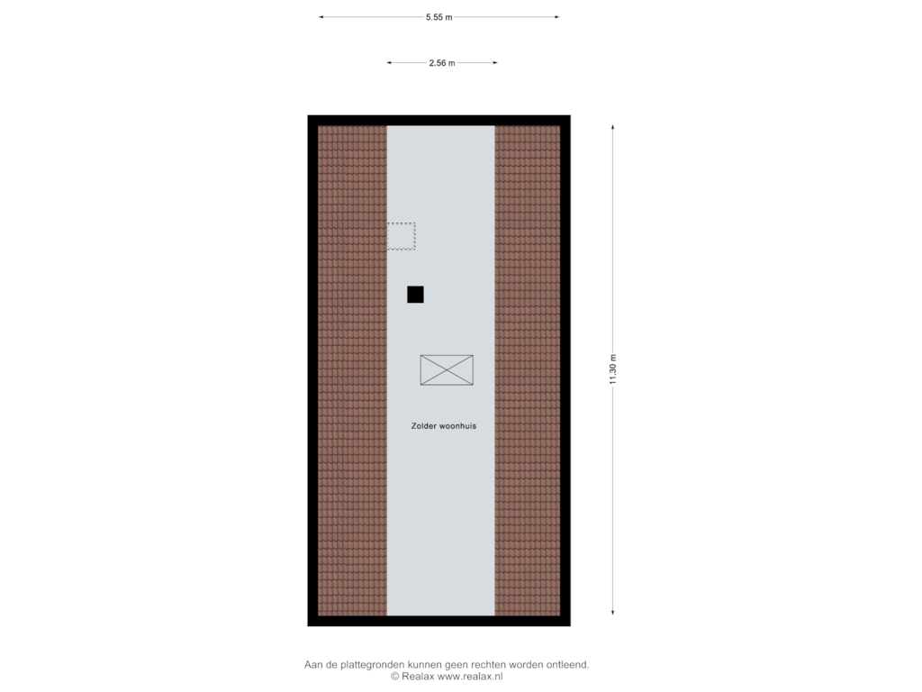 View floorplan of Zolder Woonhuis of Laarwaldstrasse 13