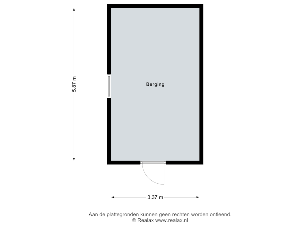 View floorplan of Berging of Laarwaldstrasse 13