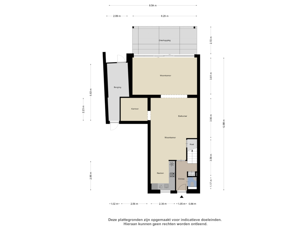 Bekijk plattegrond van Begane Grond van Wislaan 76