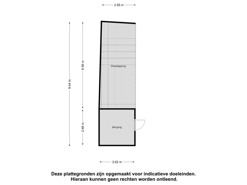 Bekijk plattegrond van Berging van Wislaan 76