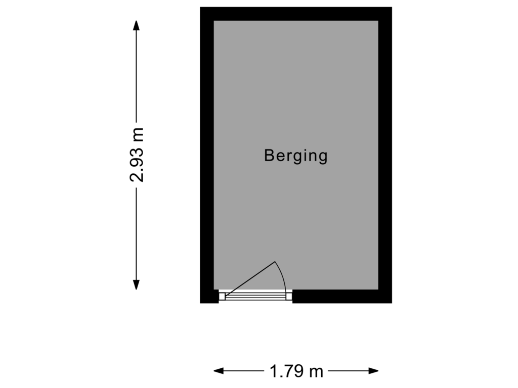 Bekijk plattegrond van Berging van Nachtwachtlaan 196