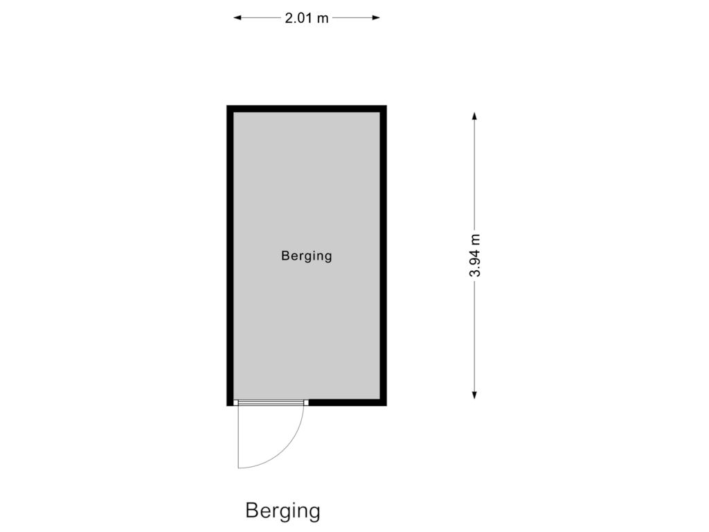 Bekijk plattegrond van Berging van Rector van den Broekstraat 1-B010