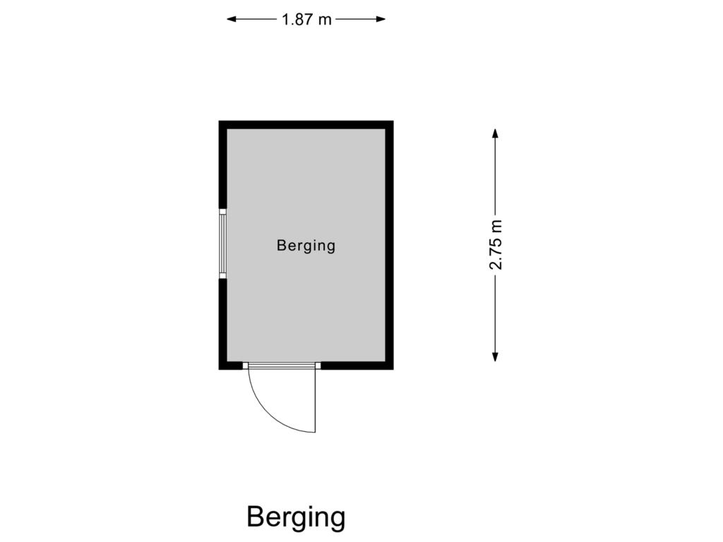 Bekijk plattegrond van Berging van De Scheerman 10