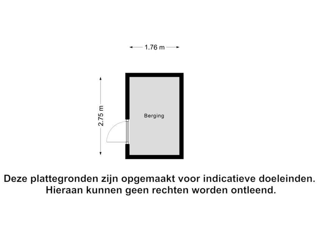 Bekijk plattegrond van Berging van Mangoweg 421