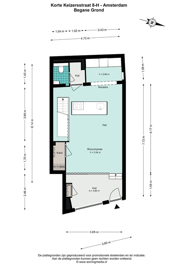 Foto 26 van Korte Keizersstraat 8-H