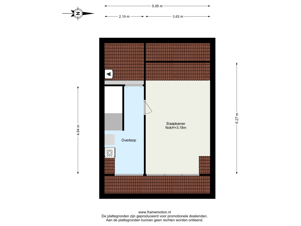 Bekijk plattegrond van Verdieping 2 van Marijkelaan 23