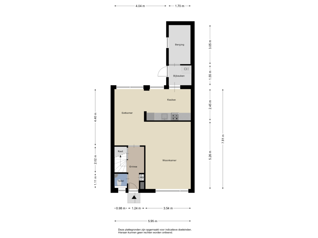 View floorplan of Begane Grond of Venus 72