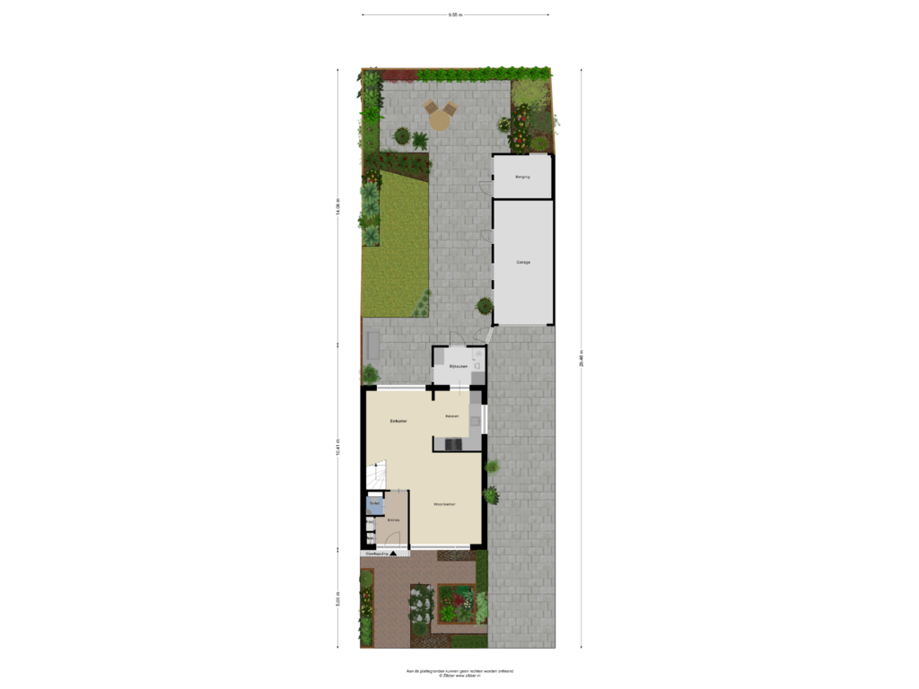 Bekijk plattegrond van Begane Grond_Tuin van Mr. P.A. Bergsmastrjitte 10