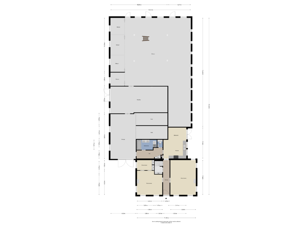 View floorplan of Begane Grond of Dorpsstraat 14