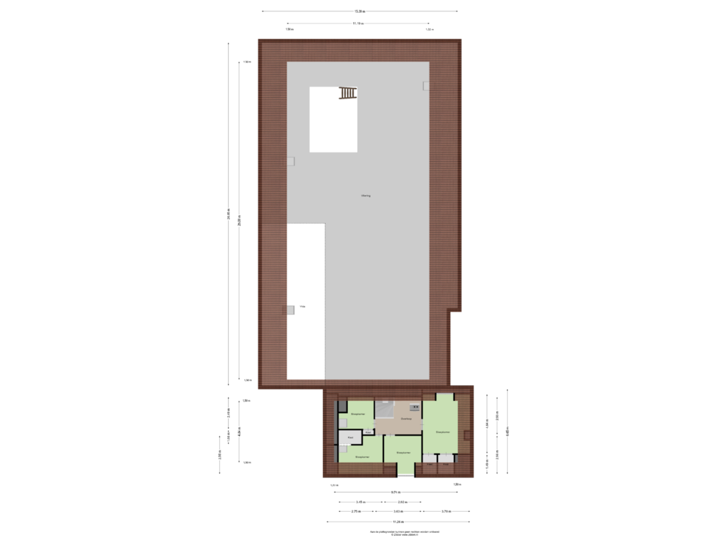 View floorplan of Eerste Verdieping of Dorpsstraat 14