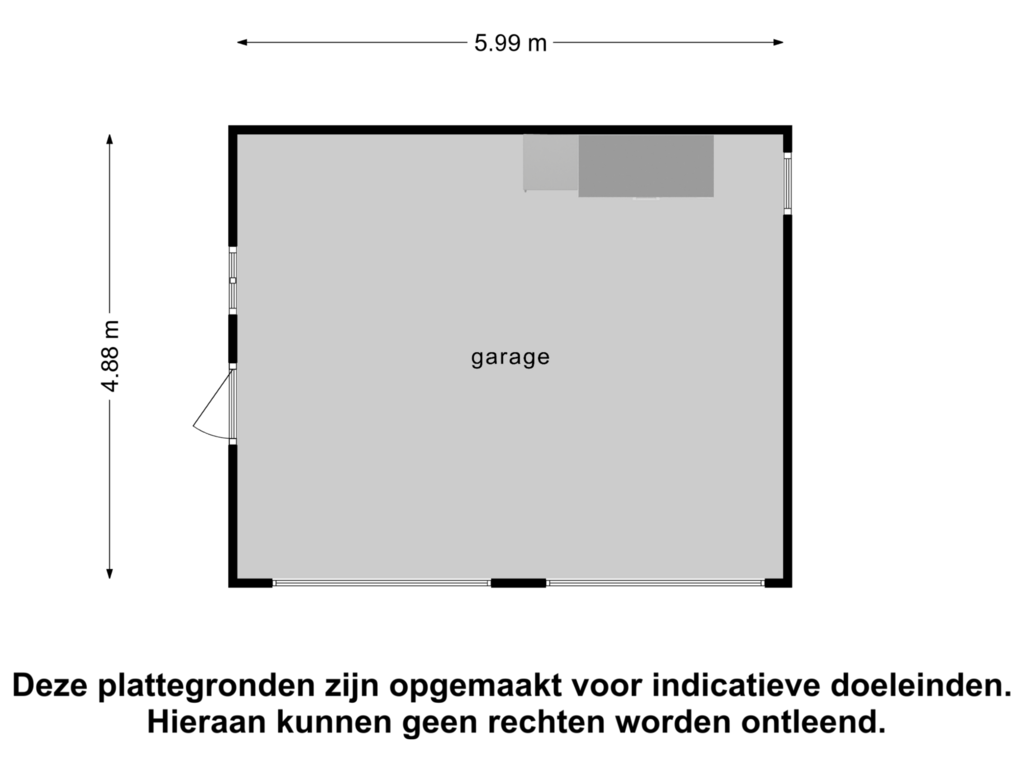 View floorplan of Garage 1 of Foarwei 180