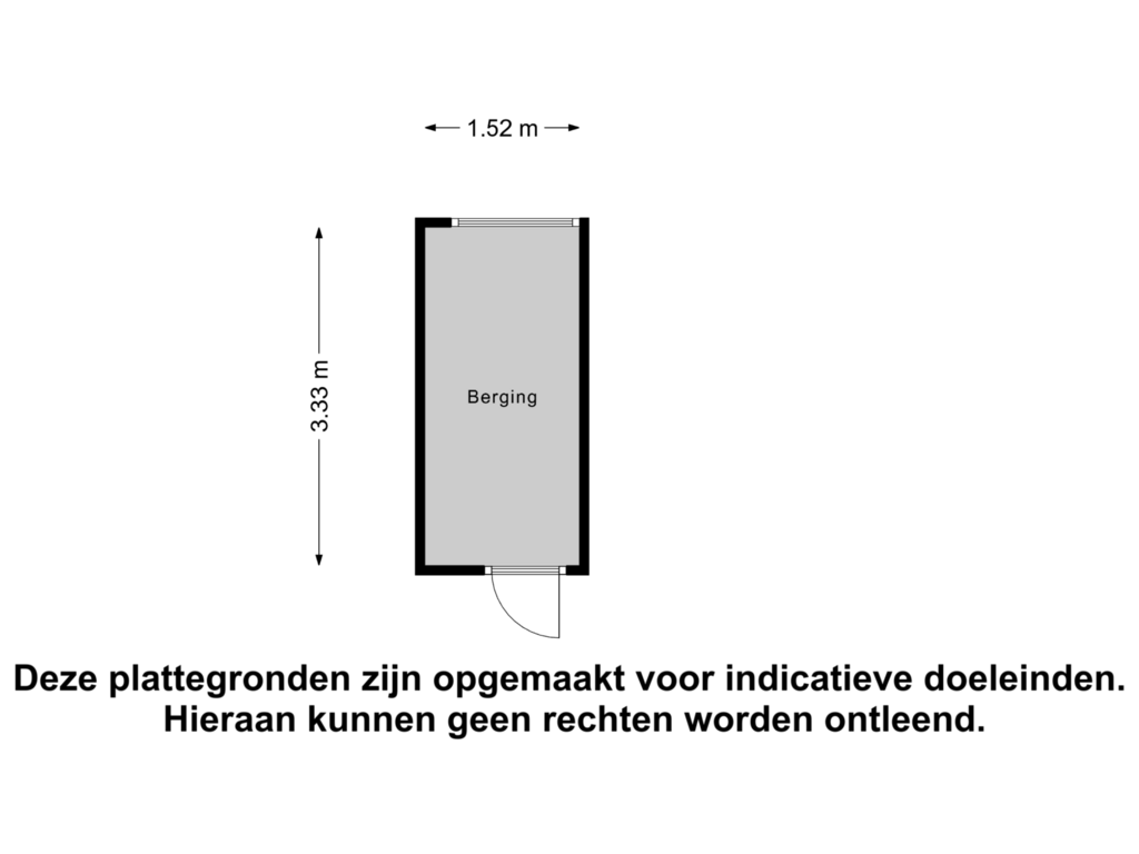 Bekijk plattegrond van Berging van Van der Hagenstraat 933