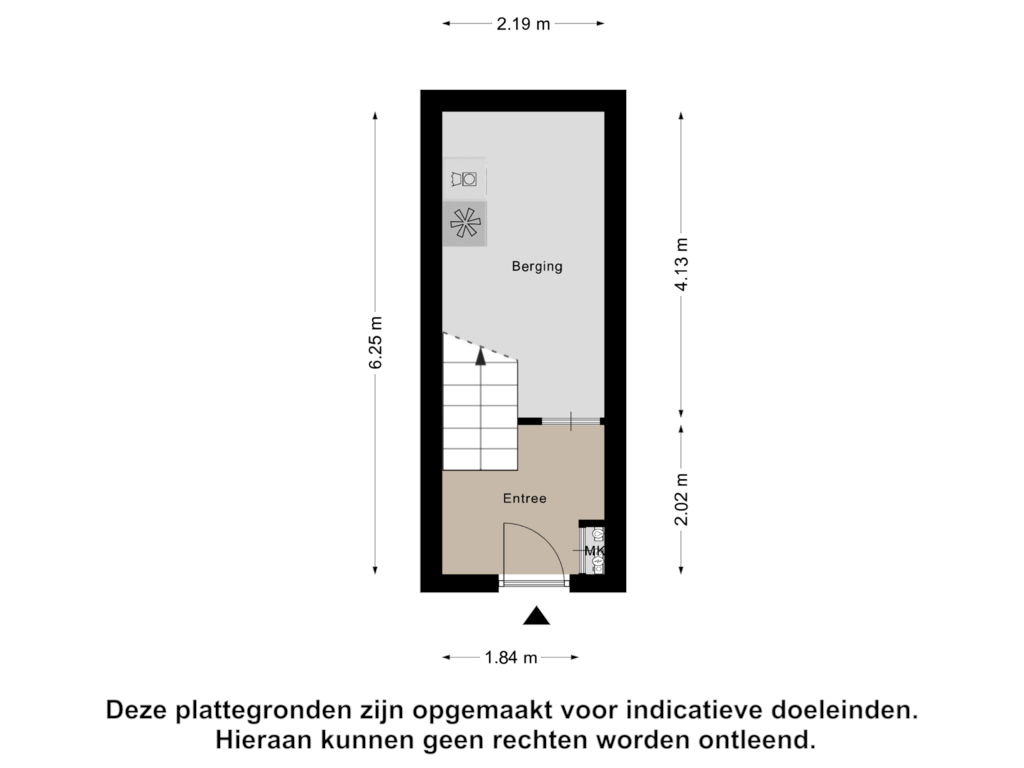 Bekijk plattegrond van Begane Grond van Binnenvest 8