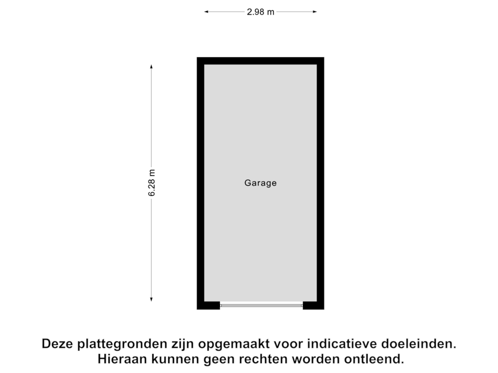 Bekijk plattegrond van Garage van Binnenvest 8